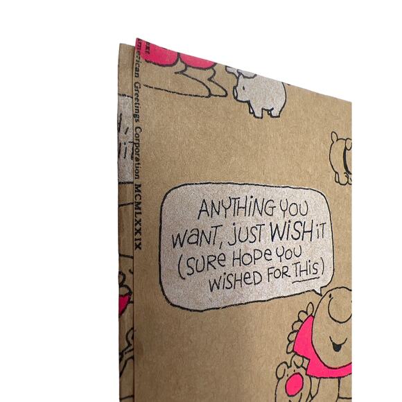 Ziggy 1979 Wrapping Paper - 1 Sheet 20” x 30” - Picture 3 of 3